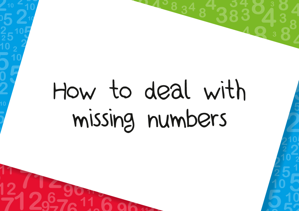 how to deal with missing numbers